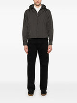 Emporio Armani Blouson with internal nylon bib jacquard all-over lettering