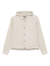 Emporio Armani Blouson with internal nylon bib jacquard all-over lettering