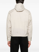 Emporio Armani Blouson with internal nylon bib jacquard all-over lettering