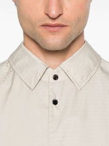 Emporio Armani Blouson with internal nylon bib jacquard all-over lettering