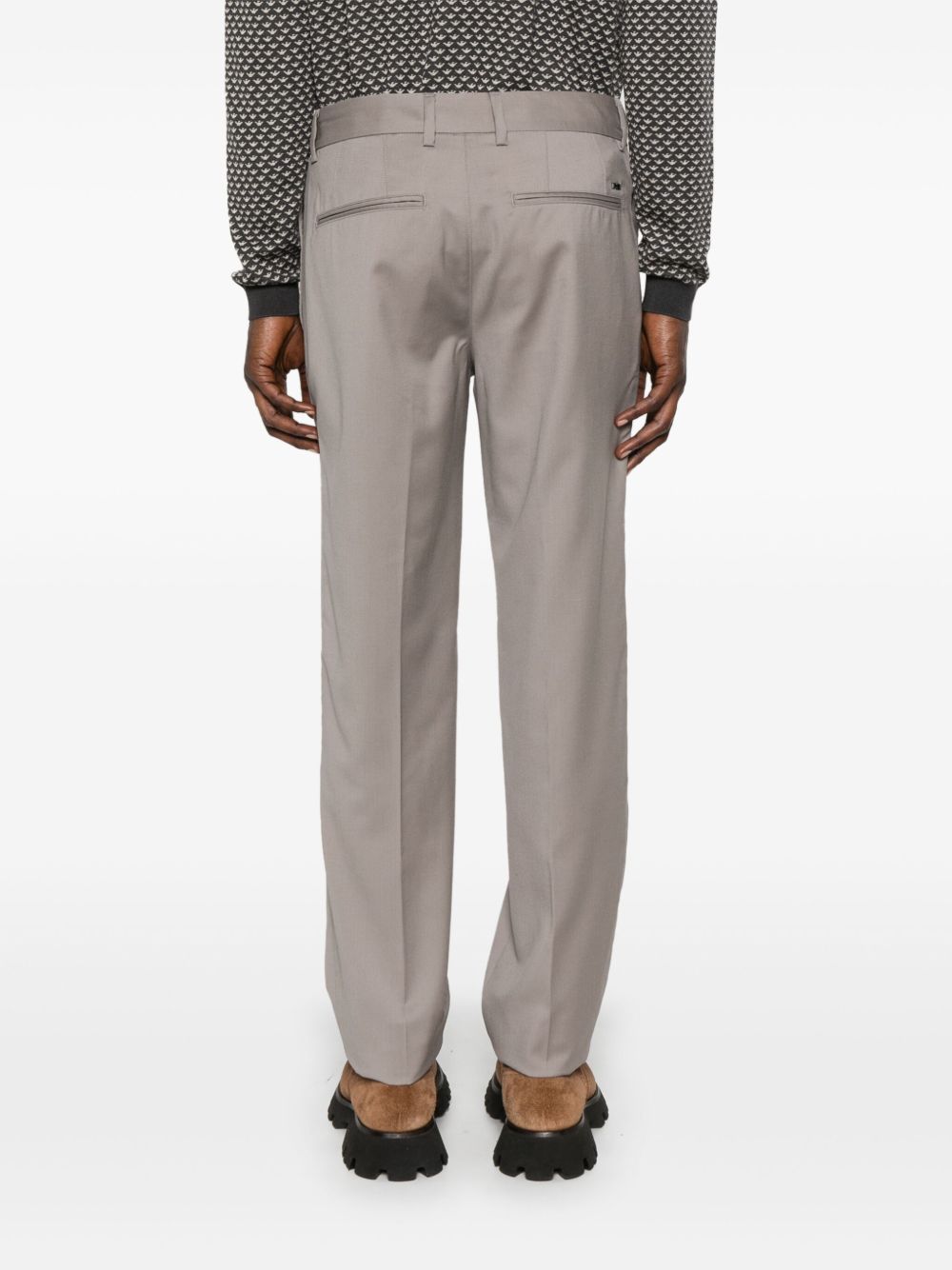 Emporio Armani Trousers Dove Grey