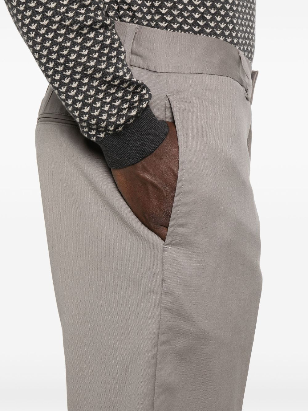 Emporio Armani Trousers Dove Grey