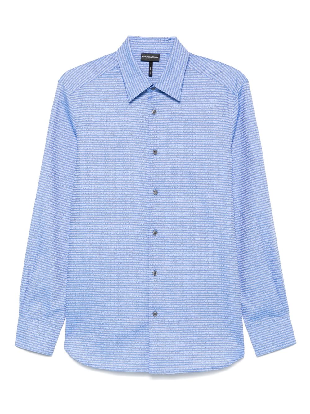 Emporio Armani Shirts Clear Blue