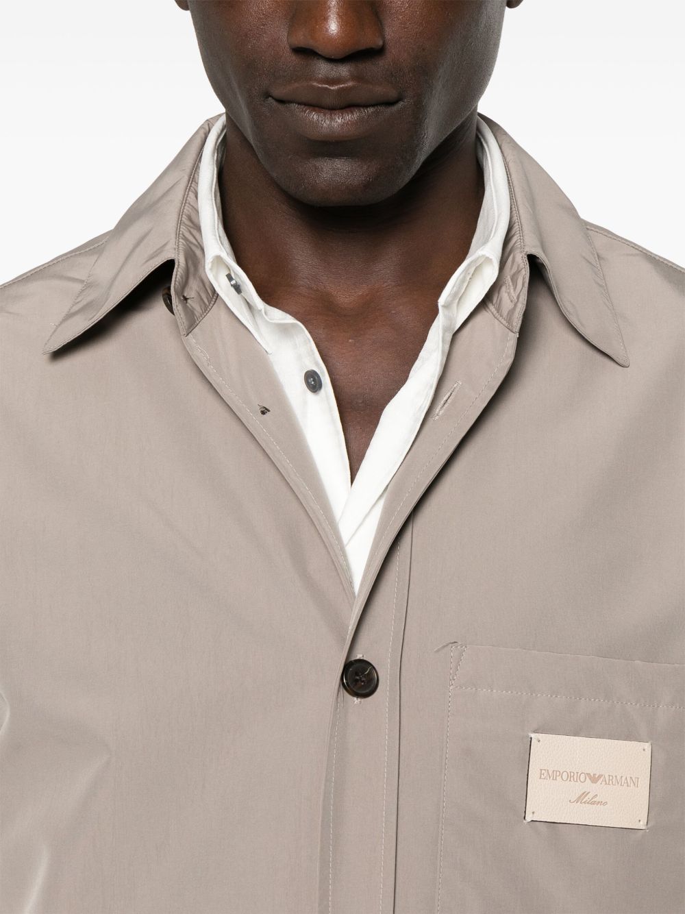 Emporio Armani Shirts Dove Grey