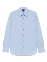 Emporio Armani Shirts Clear Blue