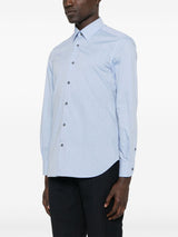 Emporio Armani Shirts Clear Blue
