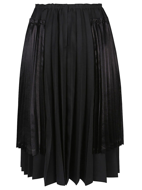 Comme Des Garcons Pleated midi skirt