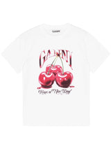 GANNI T-shirts and Polos White