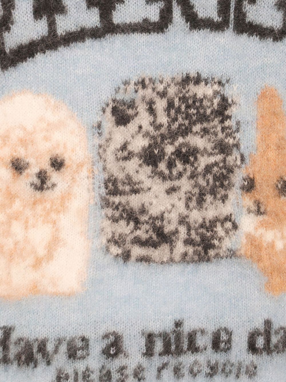 GANNI Sweaters Clear Blue