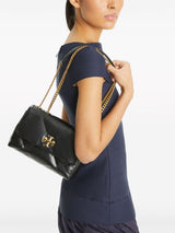 Tory Burch Kira Diamond small leather shoulder bag