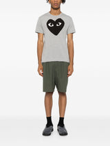 Comme Des Garcons Heart-print T-shirt