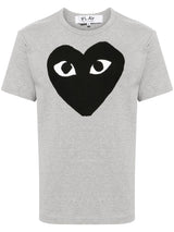 Comme Des Garcons Heart-print T-shirt