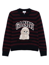 GANNI Sweaters Bordeaux
