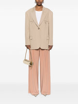 Norma Kamali Trousers Beige
