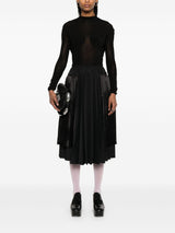 Comme Des Garcons Pleated midi skirt