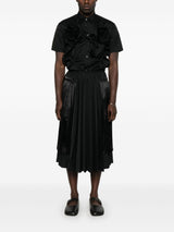 Comme Des Garcons Pleated midi skirt