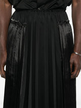 Comme Des Garcons Pleated midi skirt