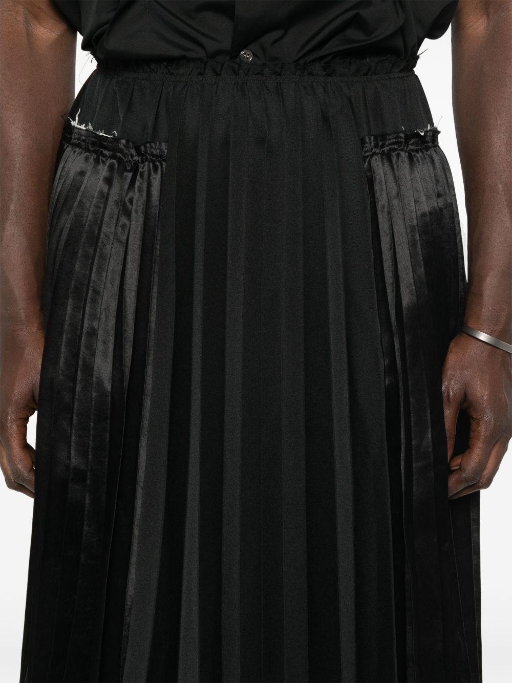 Comme Des Garcons Pleated midi skirt