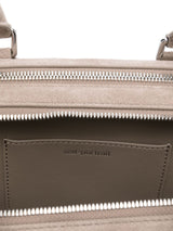 Self-Portrait suede baguette shoulder bag