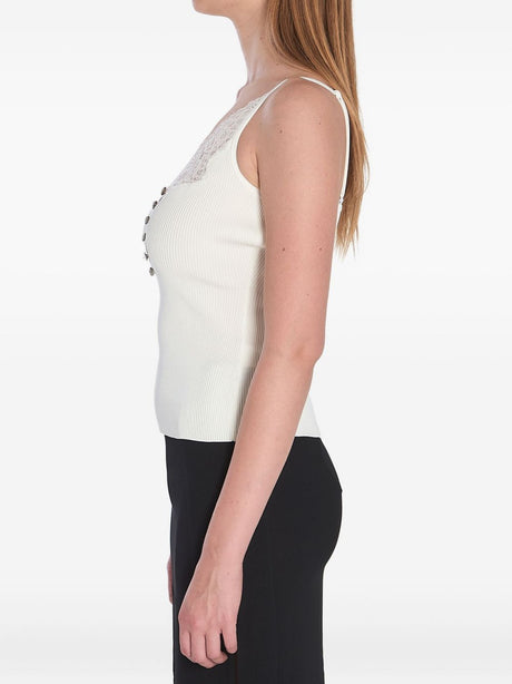 Self-Portrait V-neck tank top