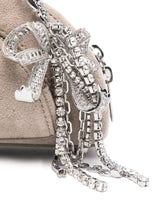 Self-Portrait Suede mini shoulder bag