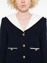 Self-Portrait Bouclé cropped jacket