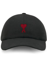 Ami Paris Ami De Coeur cotton baseball cap