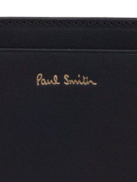 Paul Smith Signature Stripe leather card case