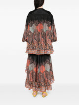 Zimmermann Rhiannon Ruffle Blouse with Puff Sleeves