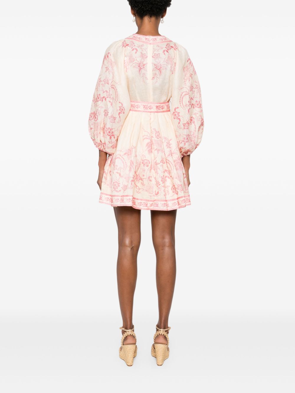 Zimmermann Lucky Linen Mini Dress