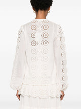 Zimmermann Lucky embroidered blouse