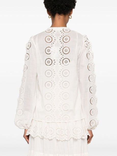 Zimmermann Lucky embroidered blouse