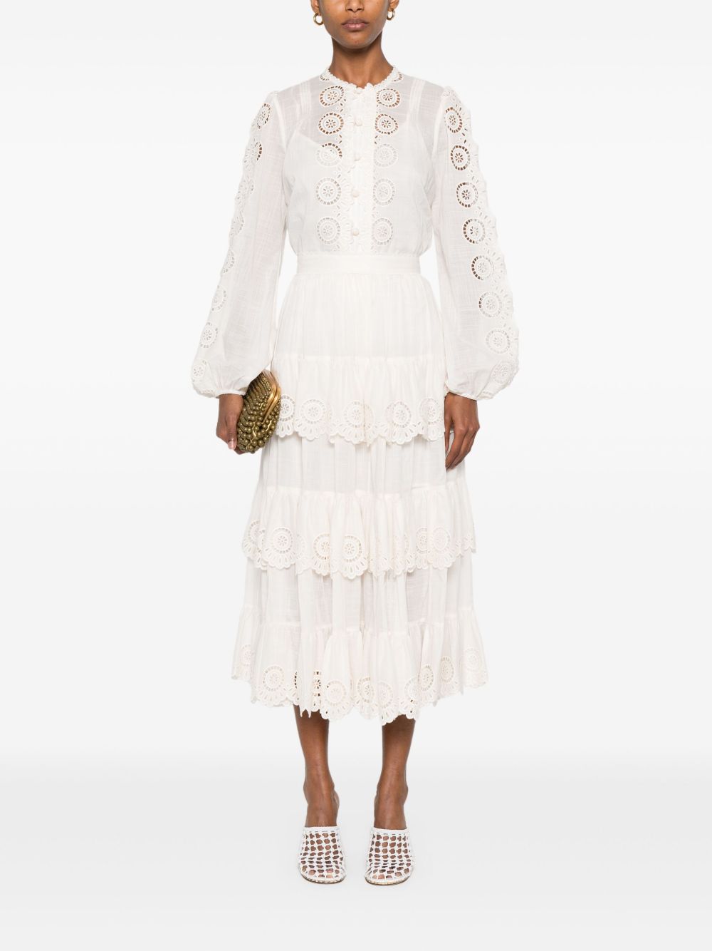 Zimmermann Lucky embroidered blouse