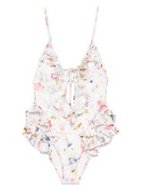 Zimmermann Lucky one-piece swimsuit with ruffles
