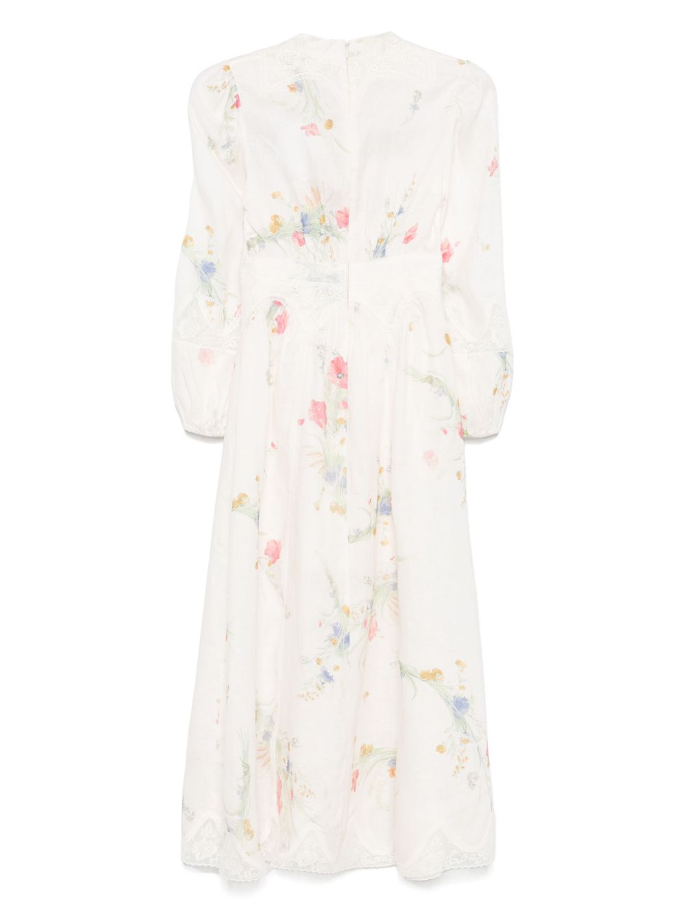 Zimmermann Lucky low-cut lace midi dress