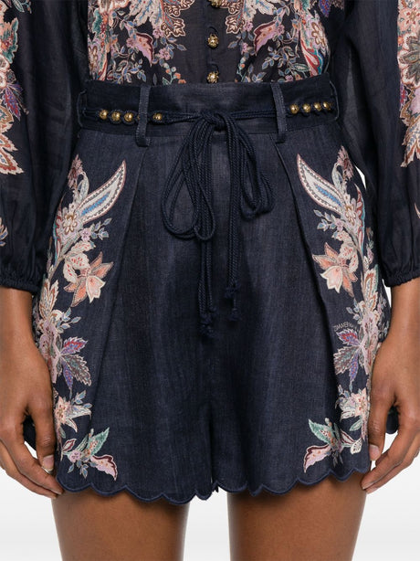 Zimmermann Shorts Blue