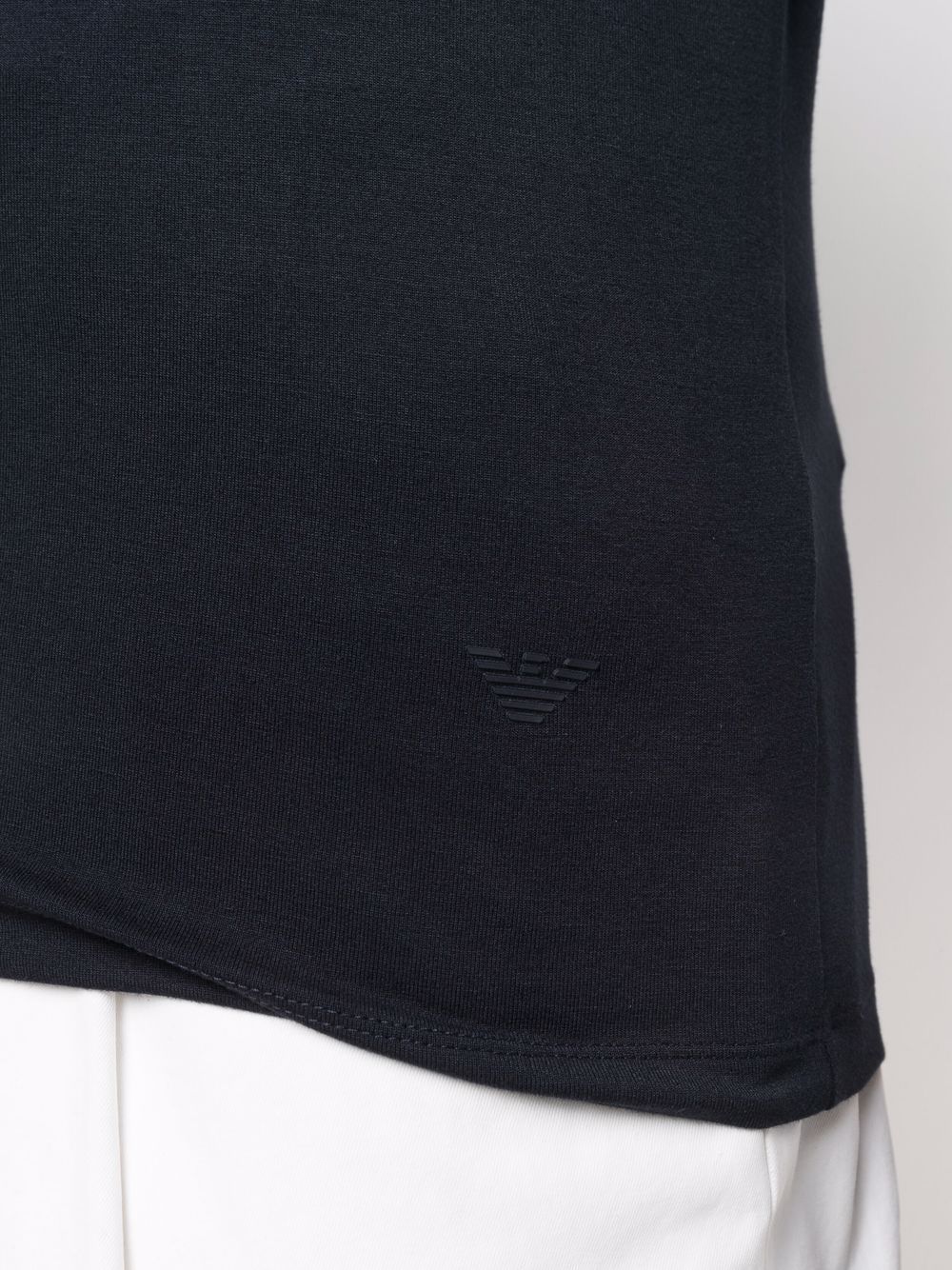 Emporio Armani Icon short-sleeved cashmere sweater
