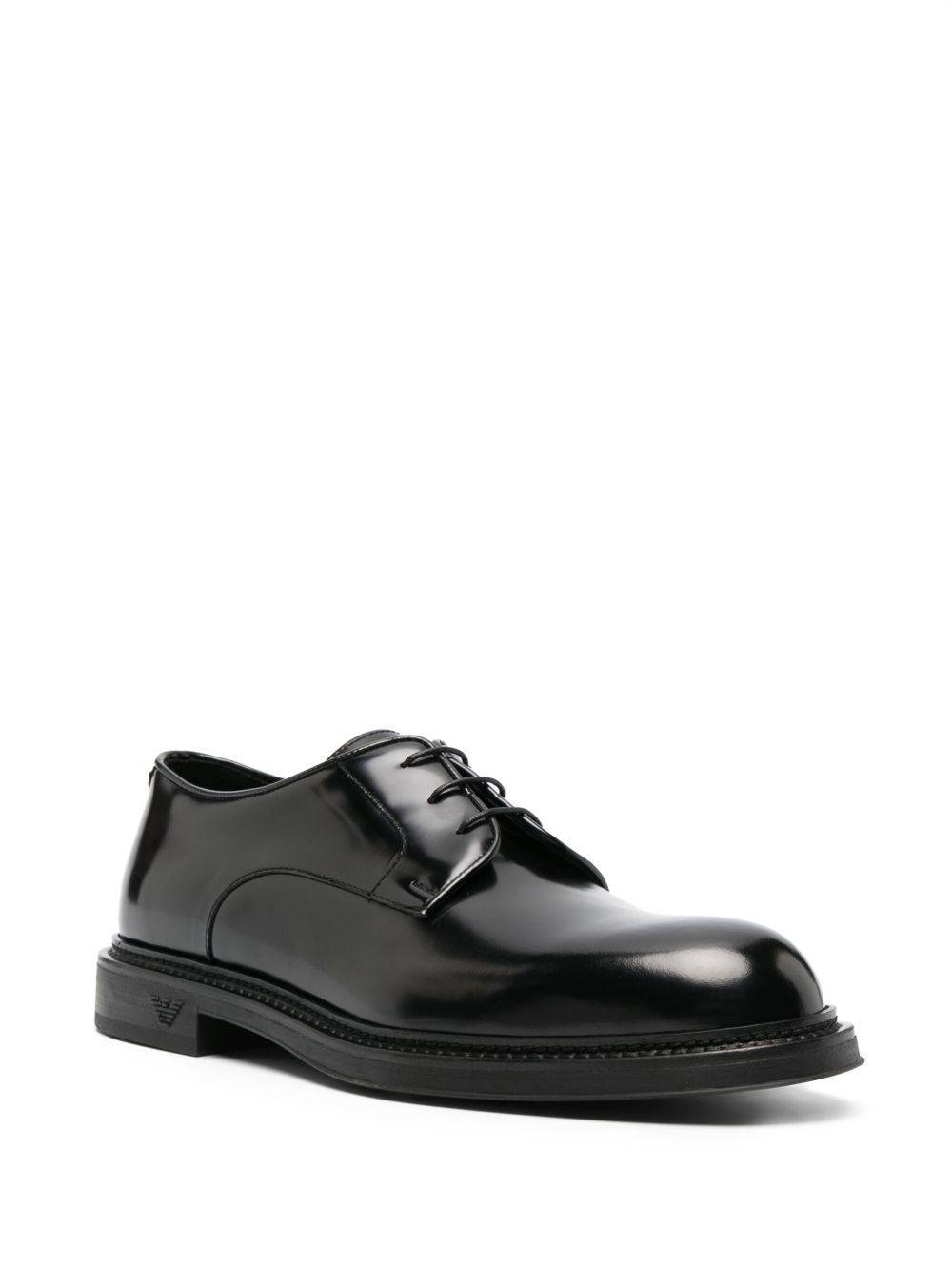 EMPORIO ARMANI EXCLUSIVE Derby shoes in buffed leather