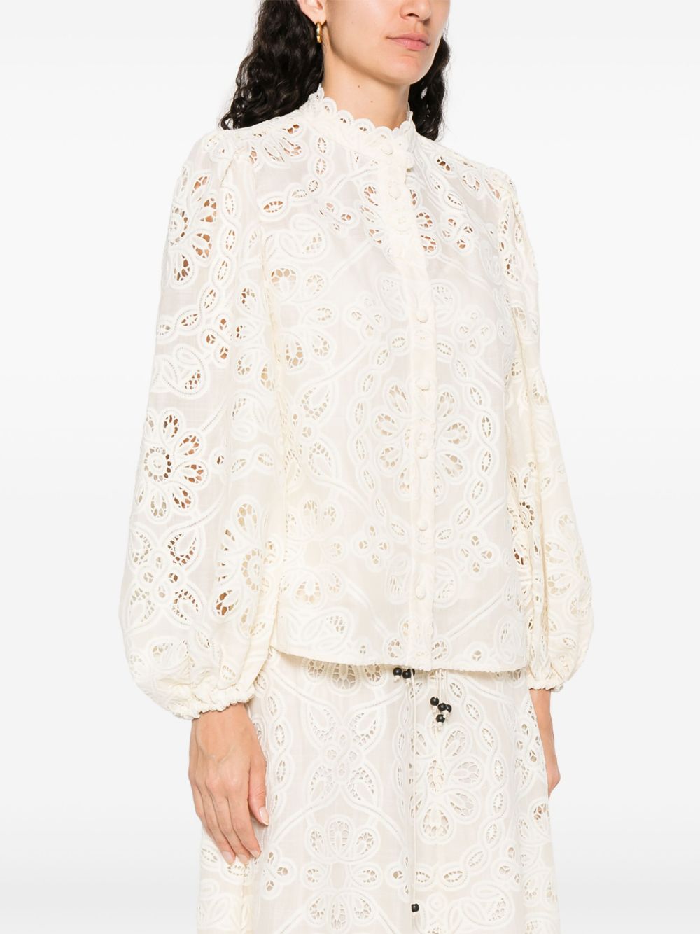 Zimmermann Shirts Ivory
