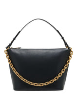 Emporio Armani Medium leather hobo bag with chain