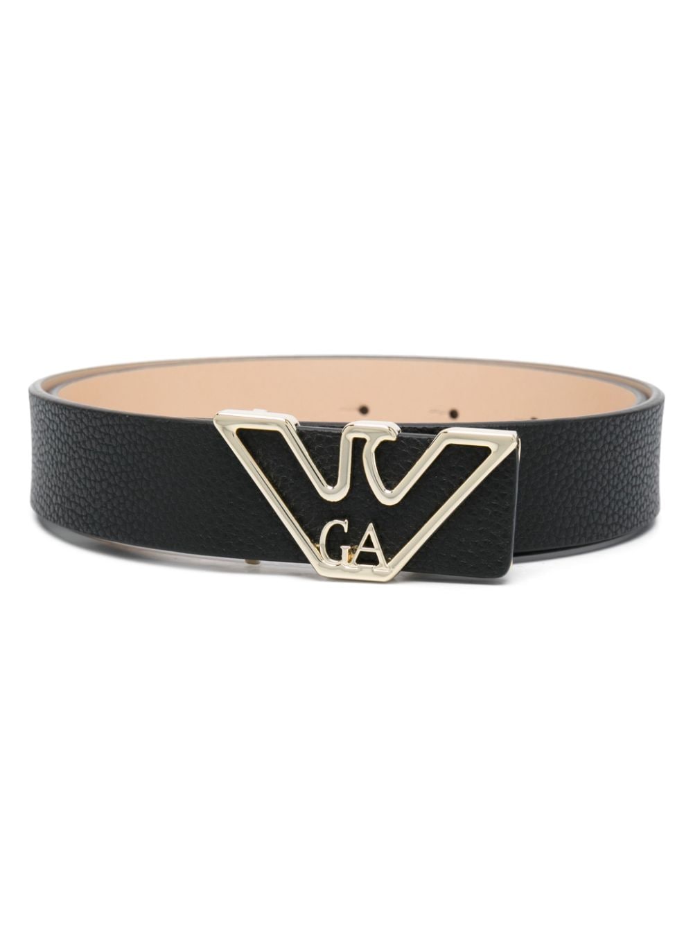 Emporio Armani logo-buckle belt