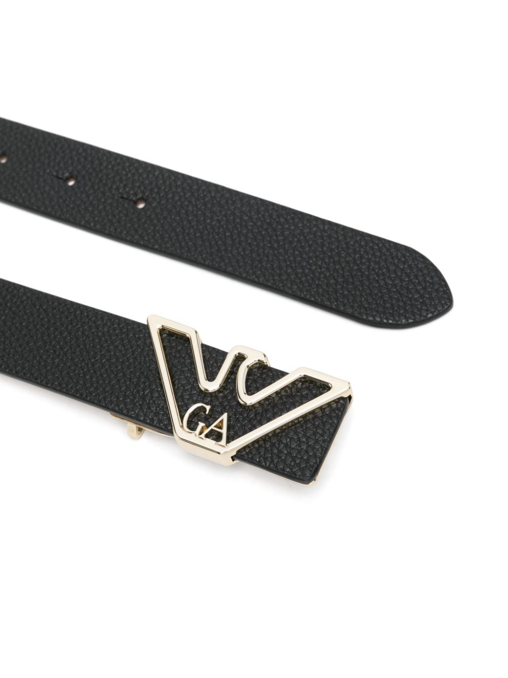 Emporio Armani logo-buckle belt