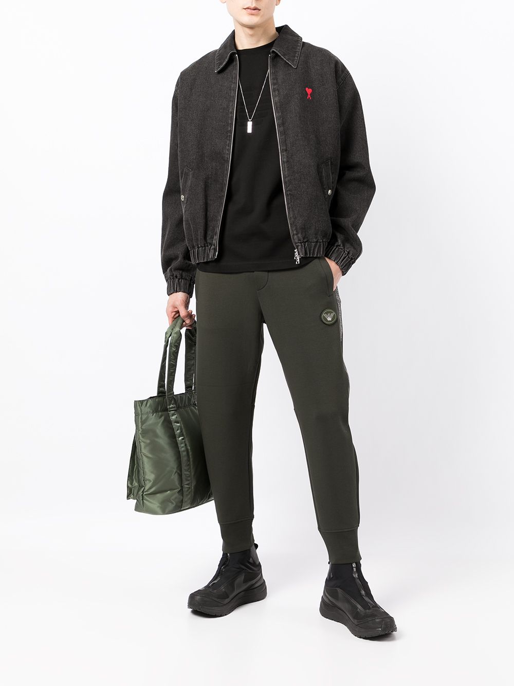 Emporio Armani T-shirts and Polos Black