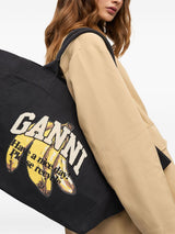 Ganni Organic cotton XXL tote bag