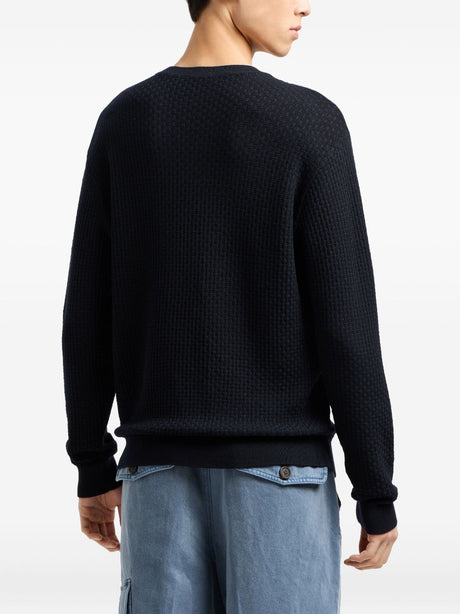 Emporio Armani Sweaters Blue