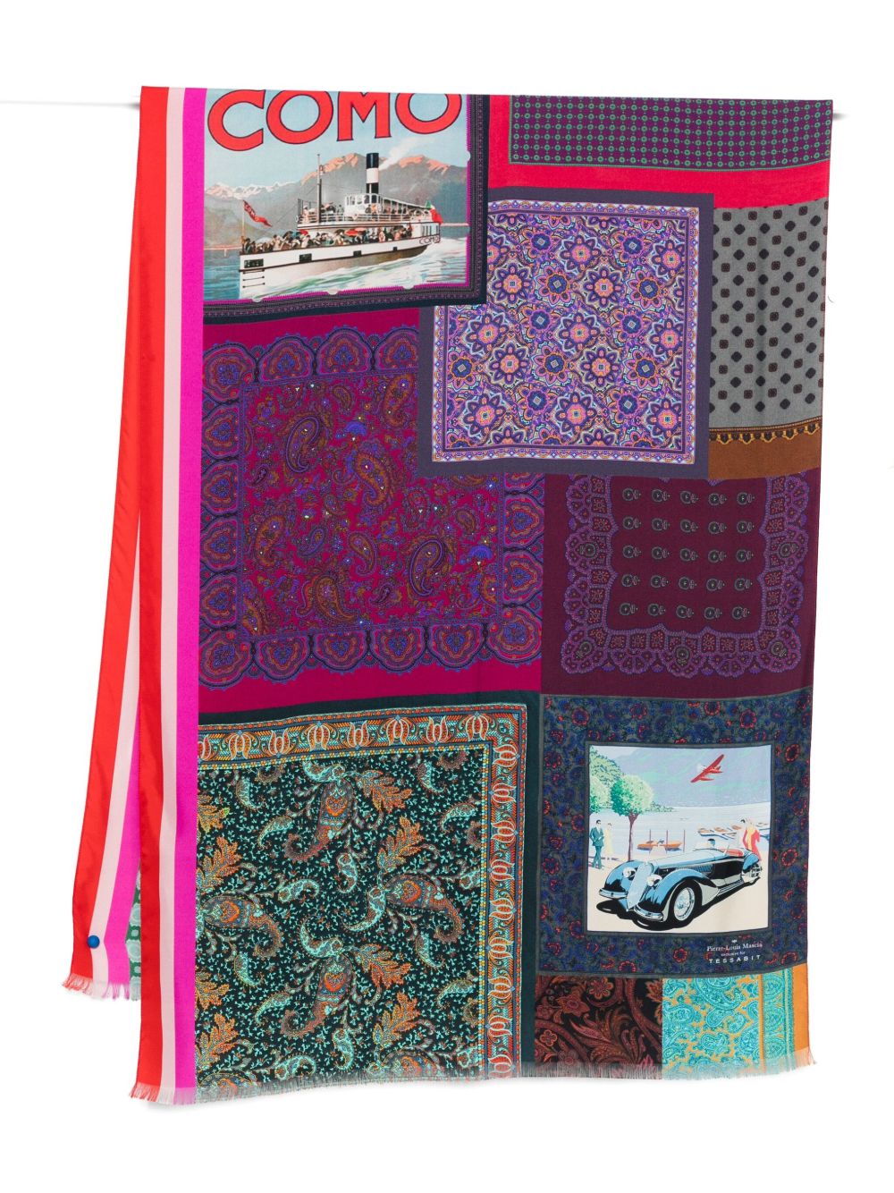 Pierre Louis Mascia silk printed scarf