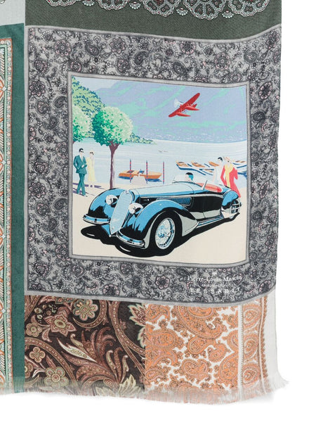 Pierre Louis Mascia silk printed scarf