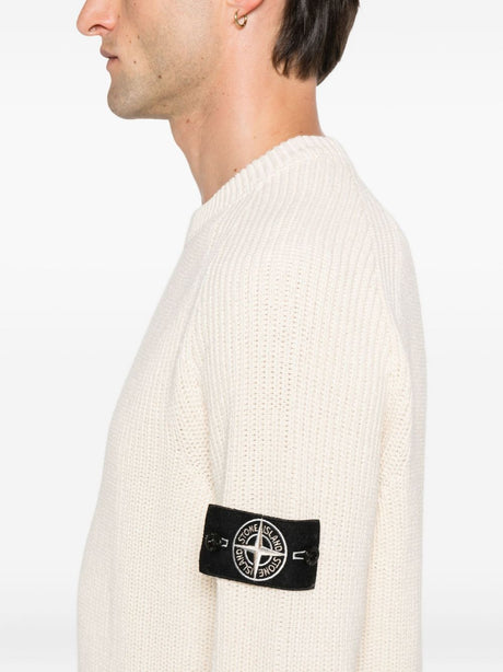 Stone Island Sweaters Ivory