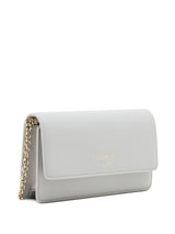 Emporio Armani Chain-strap leather clutch bag