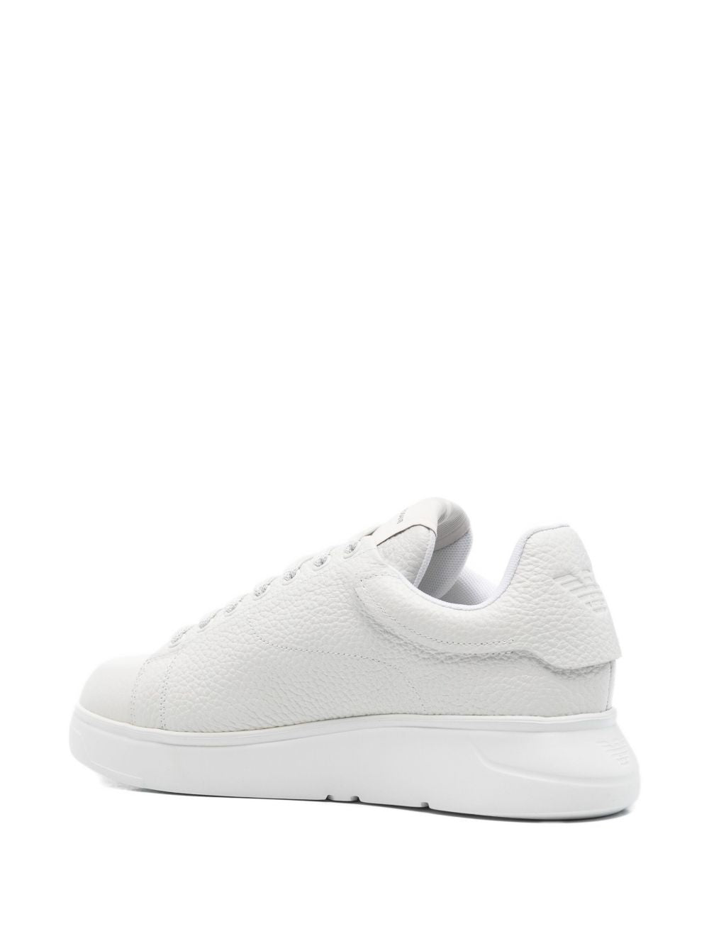 EMPORIO ARMANI EXCLUSIVE Padded-tongue leather sneakers